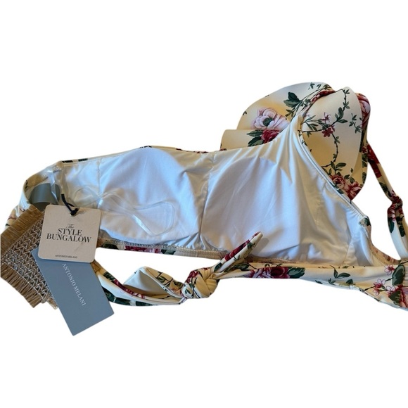 Antonio Melani Rosette One Shoulder Bungalow Collection Swim Top Style: AM525304 - Picture 10 of 14